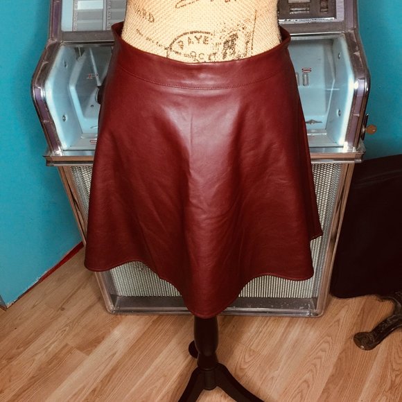 iris Dresses & Skirts - IRIS Vegan Faux Leather Mini Skirt